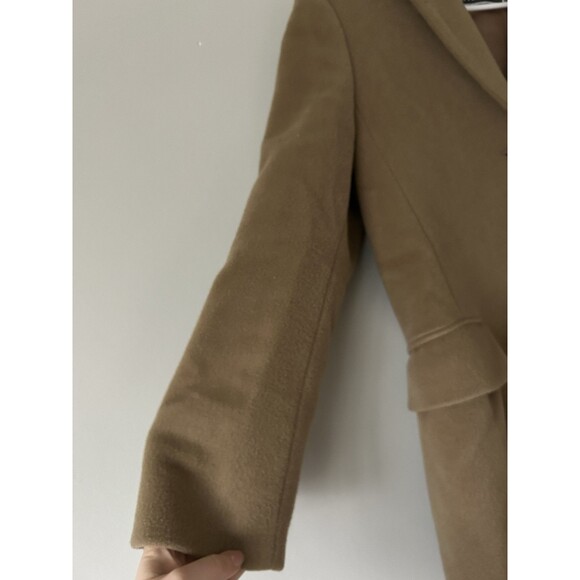 Intrend by Max Mara Made In Italy Long Brown 100% Wool Coat Size 4 Chic Luxury - Picture 12 of 13